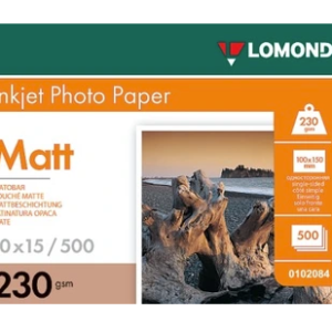 Lomond Photo Inkjet Paper Matte 230 g/m2 10x15, 500 sheets
