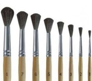 Brush PONI No.4, round, pony hair 1310-012