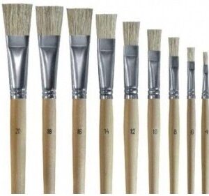 Brush HAIR No.4, flat bristle 1310-004