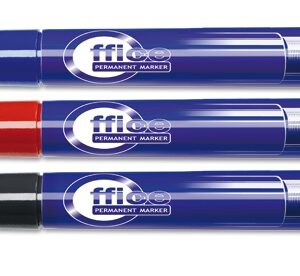 Permanent marker Forpus, 1-5 mm, Bullet tip, Red  1213-003