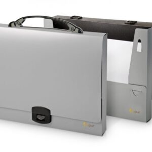 Handbag for documents Forpus, A4, 1 compartment, plastic, silver