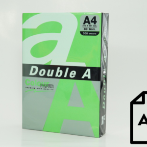 Colour paper Double A, 80g, A4, 500 sheets, Parrot