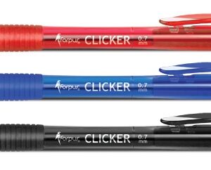 Ball pen Forpus Clicker, 0.7mm, Red  1203-005
