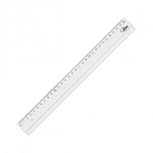 Ruler Forpus, plastic, transparent, 30cm 1225-023
