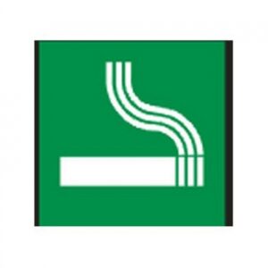 Information Table 24.1 Smoking Area, 93mm x 93mm 0616-123