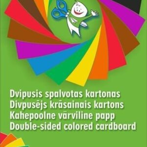 Cardboard SMLT, A4, 190 g, color, both sided, (16) 0708-100
