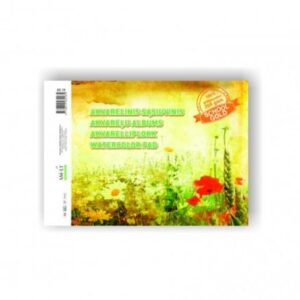 Watercolor notebook SMLT, A4, 200 g, gummed (10) 0708-205