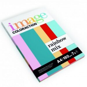 Coloured Paper Image Coloraction A4, 160g, 7 diffrent colors(70)  0702-245