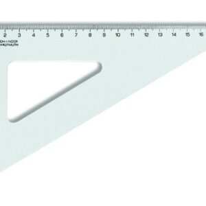 Ruler triangular KOH-I-NOOR, plastic, 60/200 mm 1225-005