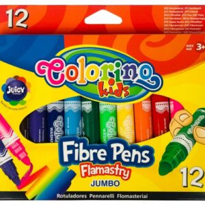 Colorrino Kids JUMBO Round tip markers 12 colours