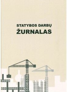 Construction Work Journal, A4 (106)  0720-051