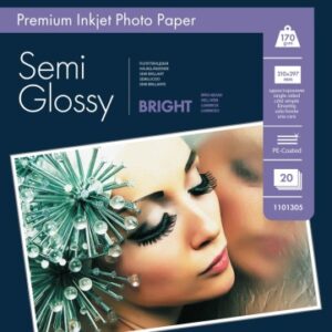 Lomond Premium Photo Paper Semi Glossy 170 g/m2 A4, 20 sheets, Bright