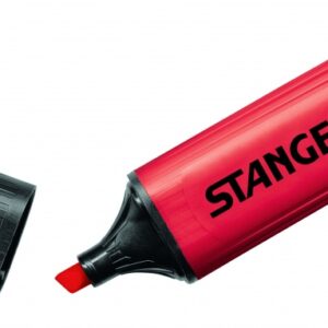 STANGER highlighter, 1-5 mm, red, Box 10 pcs. 180003000