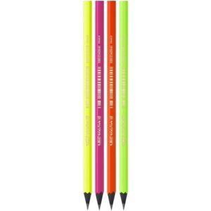 BIC pencils EVOLUTION FLUO, HB, Set 4 pcs. 446199