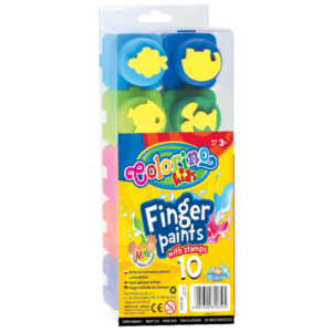 Colorino Kids Finger paints 10 colours