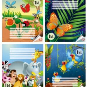 Notebook 12l. 1kl., square