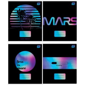 Notebook A5, 60l., With square HOLO INTERDRUK