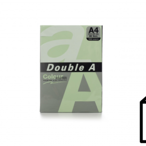 Colour paper Double A, 80g, A4, 500 sheets, Lagoon