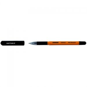 STANGER Ball Point Pens 0,7 finepoint Softgrip with 1mm mine, black, Box 10 pc.s 18000300098