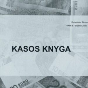 Kasos knyga (per dieną), A4, horizontali (31x2 lapų) 0720-030