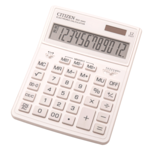 CITIZEN Desktop Calculator SDC-444XRWHE, white