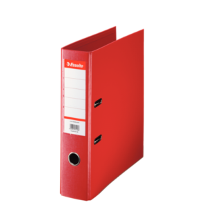 Binder Esselte, A4 / 75 mm, standard, red