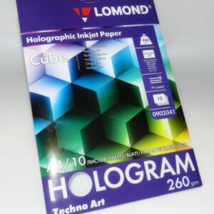 Lomond Hologram Techno Art Photo Paper Cube 260 g/m2 A4, 10 sheets