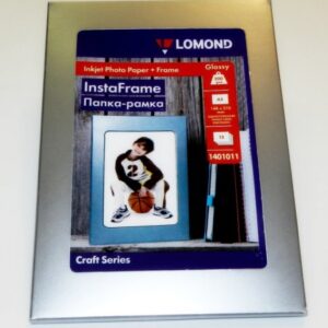 Lomond Photo Inkjet Paper Glossy 200 g/m2 A5, 15 sheets + InstaFrame Silver Window