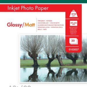 Lomond Photo Inkjet Paper Glossy/Matte 210 g/m2 A3+, 20 sheets, double sided