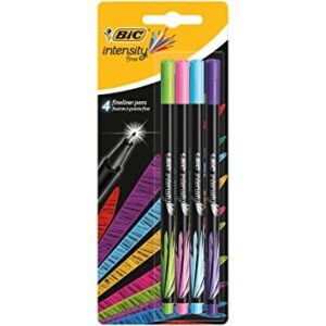 BIC Fineliners INTENSITY FINE FUN MIX BCL, Set 4 colours 449275
