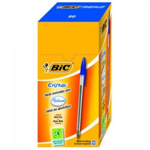 BIC Ball pen Cristal 1.0 Blue, Box 50 pcs. 129627
