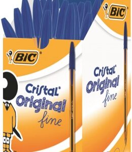 BIC Ball pen CRISTAL FINE 0.3 mm, blue, Box 50 pcs. 134478