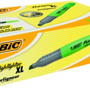 BIC Highlighter XL 2-5 mm, green, Box 10 pcs. 247147