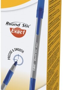 BIC Ballpoint pens ROUND STIC EXACT 0.8 mm blue, Box 20 pcs. 340879
