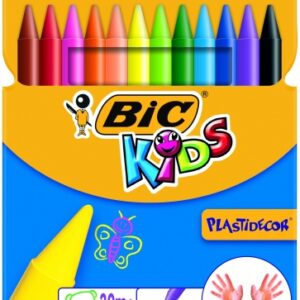 BIC CRAYONS– Plastidecor WX.PLAST 12 colours 945764