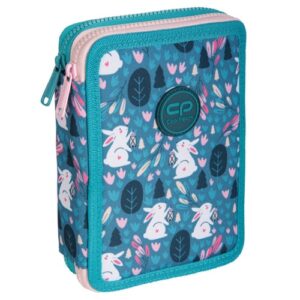 Double decker school pencil case with equipment Coolpack Jumper XL Princess Bunny