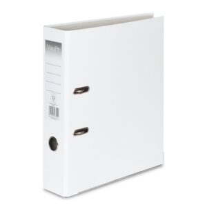 Lever arch file Vaupe, A4/75 mm, economical, white