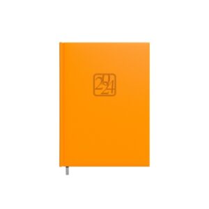 Planning notebook calendar 2024m. A5 orange