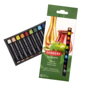 Derwent Academy Oil Pastels 12 colours Set