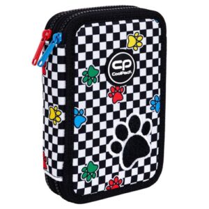 Double decker school pencil case with equipment Coolpack Jumper 2 Catch me