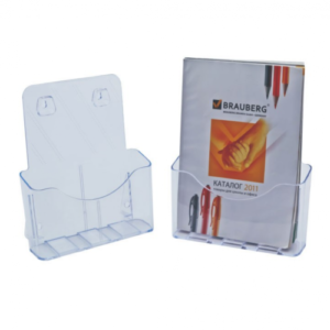 Booklet stand universal, A4, transparent