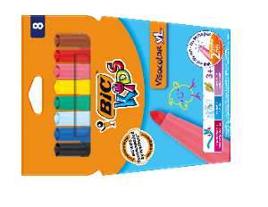 Bic Felt pens VISA Color XL CBW 8 colours