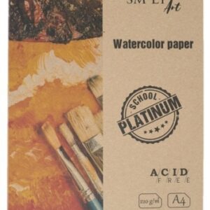 Watercolor sketchbook SMLT, A4, 220 g, glued, (20)