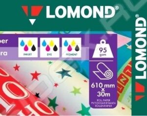 Lomond XL Photo Paper for Packing Semi Matte 95 g/m2 610mm*30m