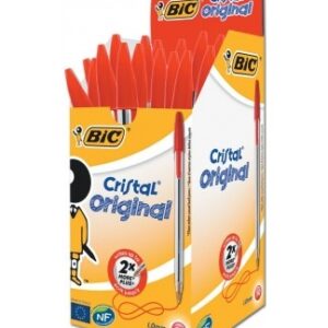 Bic Ball pen Cristal Red, Box 50 pcs. 847899