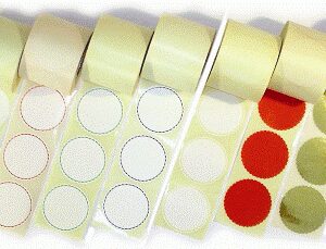 Notary stickers 5cm, stars, blue (500) 1117-006