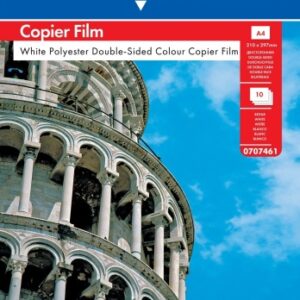 Lomond PET Film for laser printers/copiers, White A4, 10 sheets, 125mic, double sided
