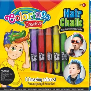 Colorino Creative Hair Chalk for boys 6 colours