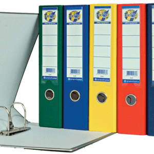 Lever arch file WORLD-1, A4/70 mm, economical, orange