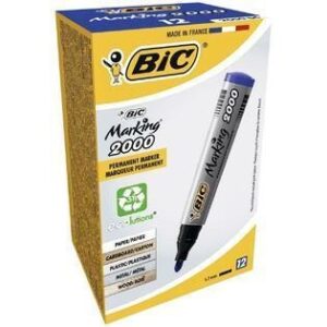 BIC permanent MARKER ECO 2000 2-5 mm blue, Box 12 pcs. 000064